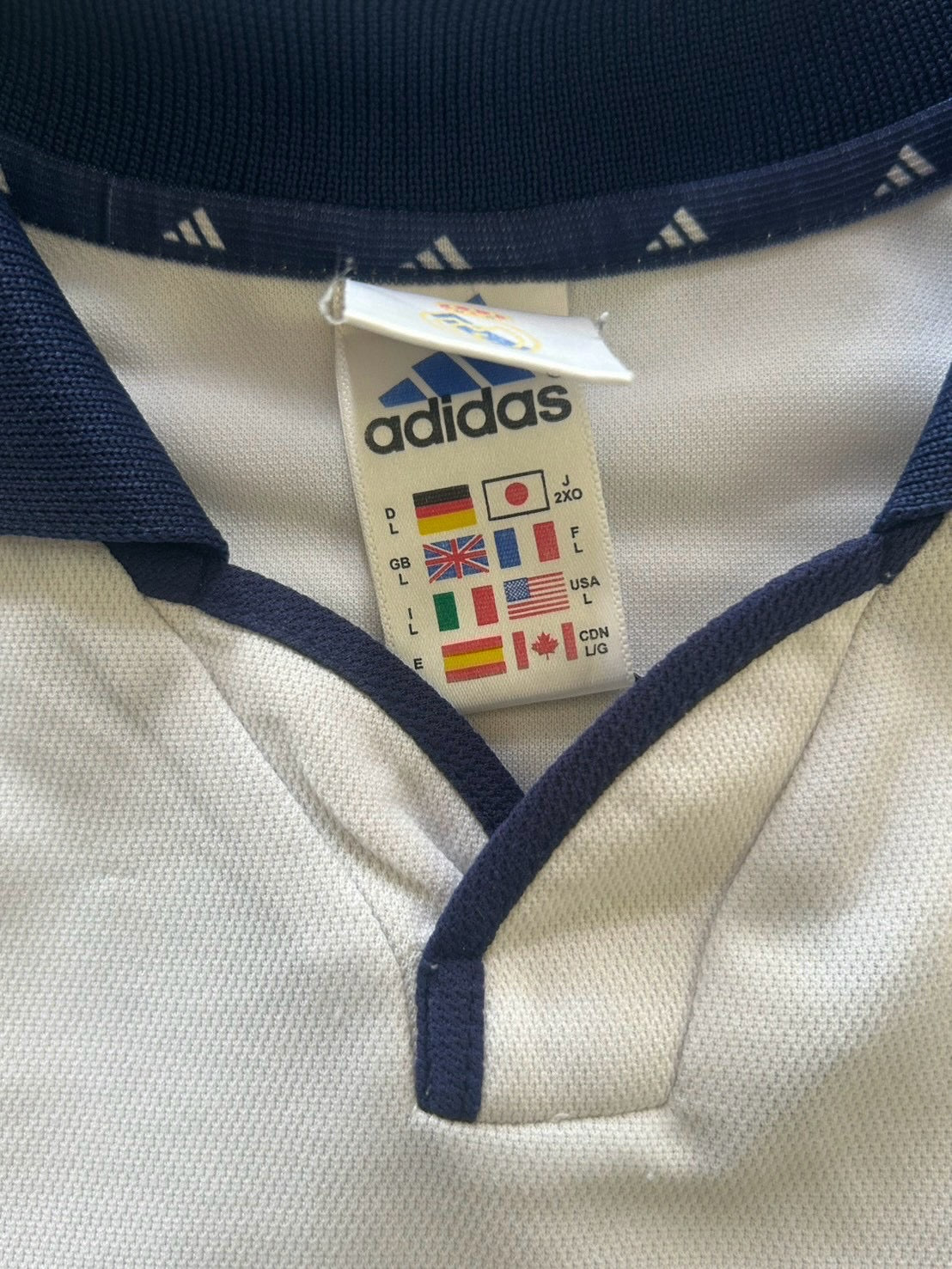 00/01 Adidas Real Madrid Home No.10 Figo