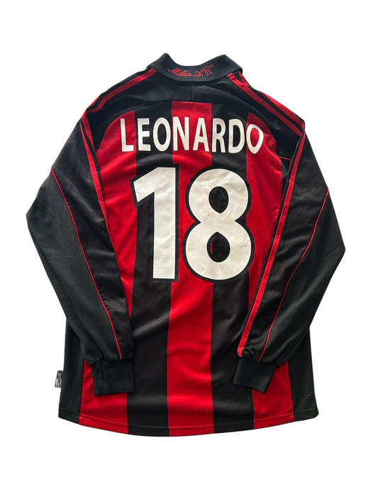 00/01 Adidas AC Milan Home No.18 Leonardo
