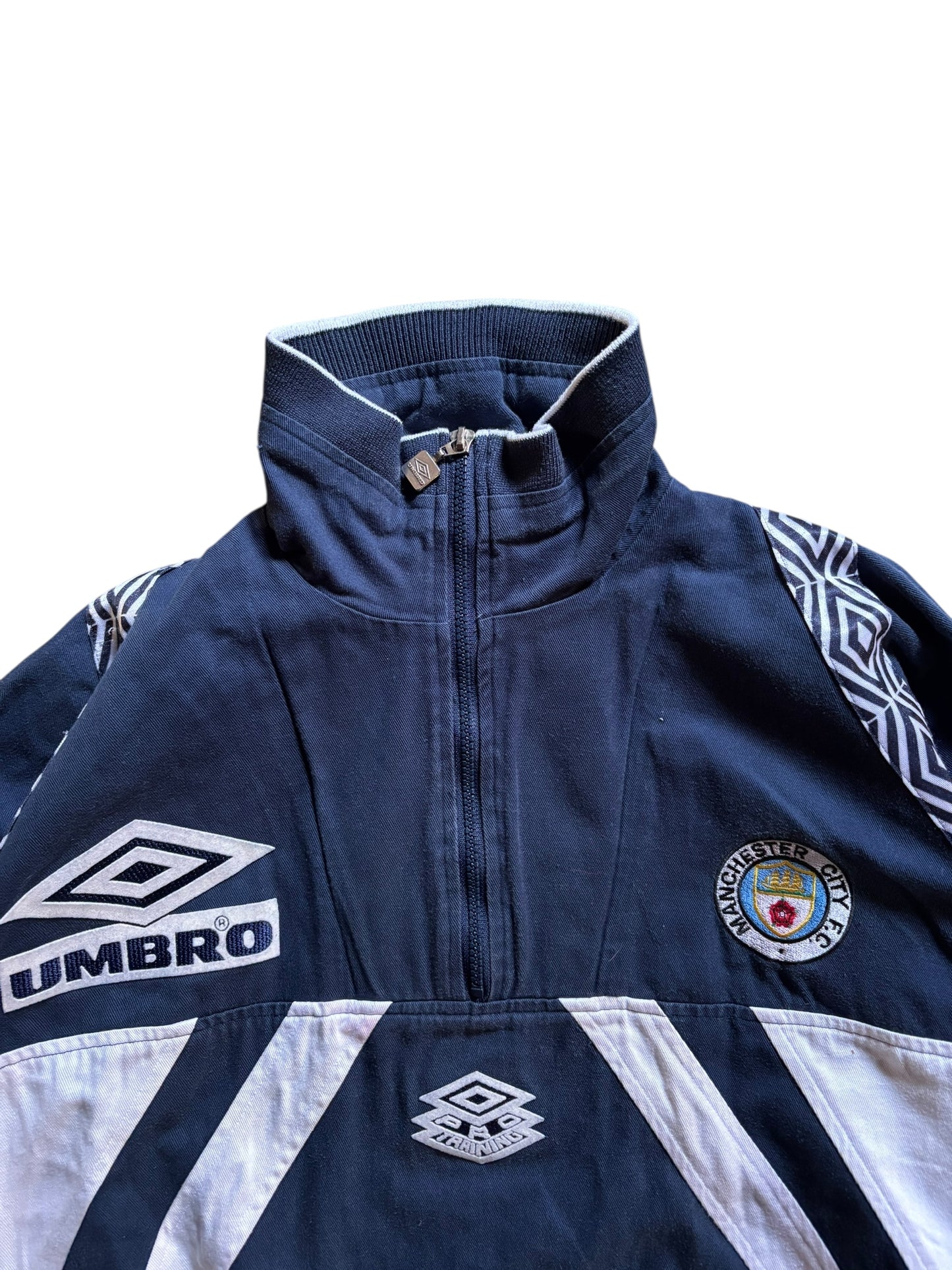 90s Umbro Manchester City Drill Top