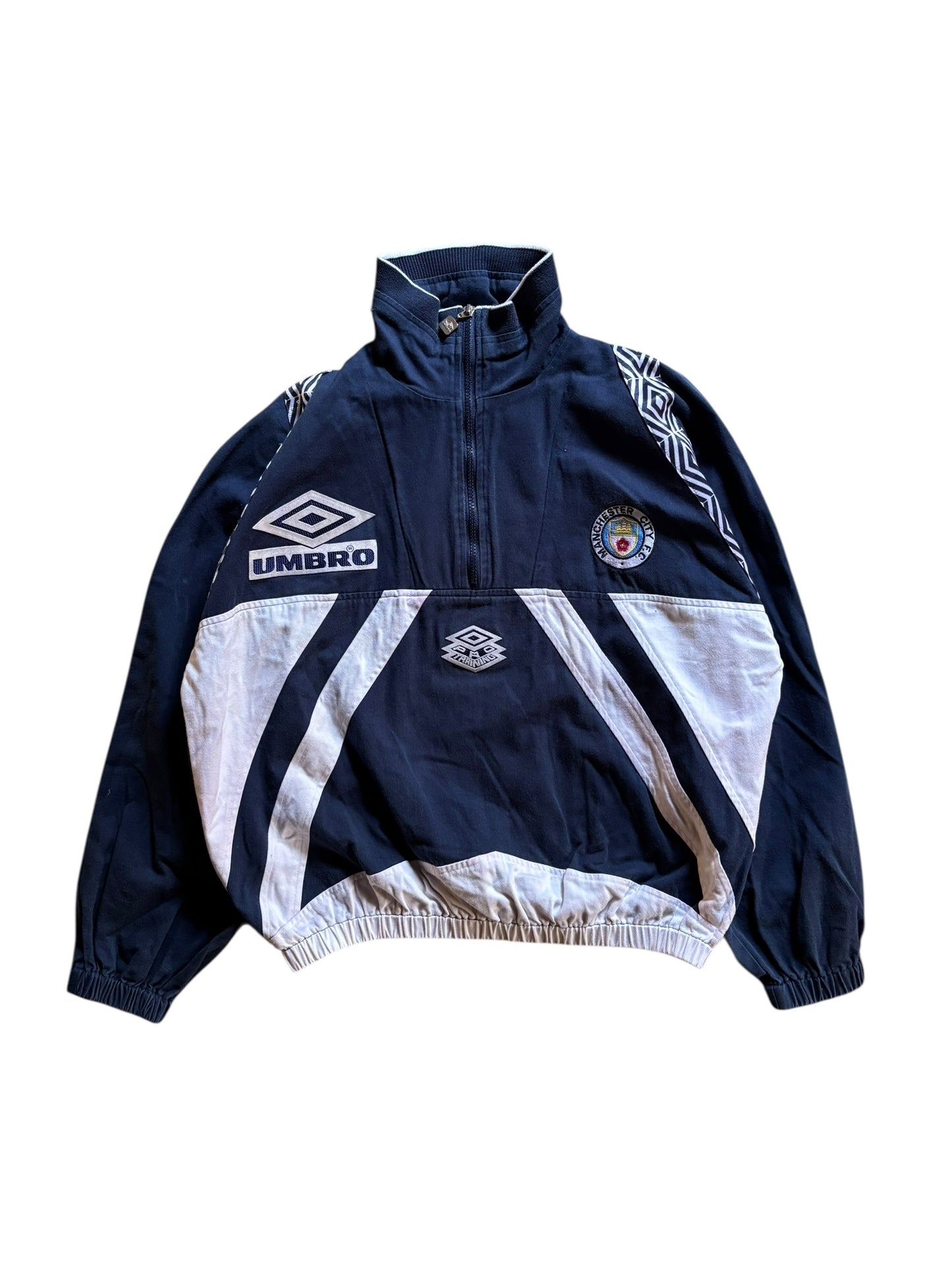 90s Umbro Manchester City Drill Top