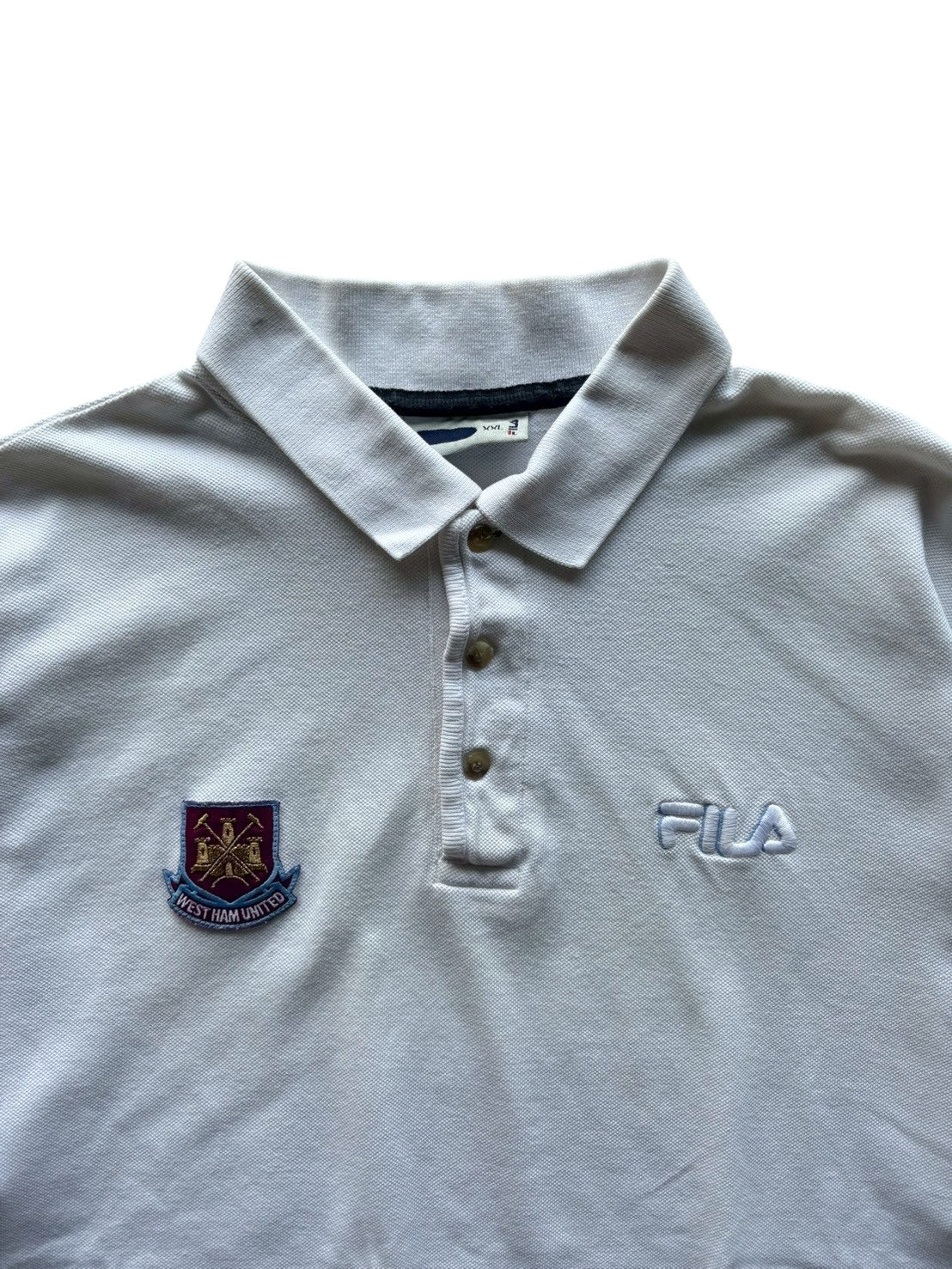 00s FILA West Ham United Polo Top