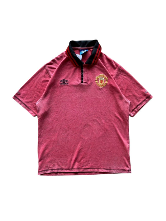 90s Umbro Manchester United Polo Top