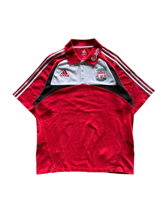 00s Adidas Liverpool Polo Top