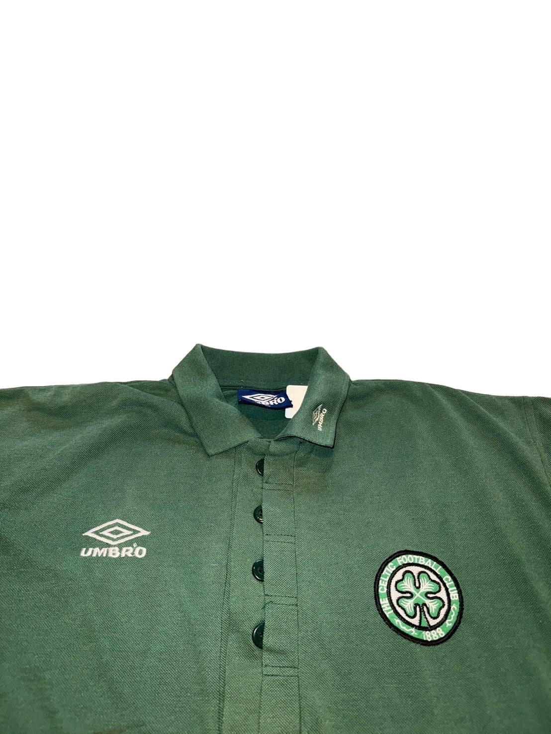 Early 90s Umbro Celtic Polo Top