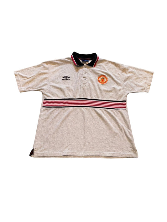 90s Umbro Manchester United Polo Top