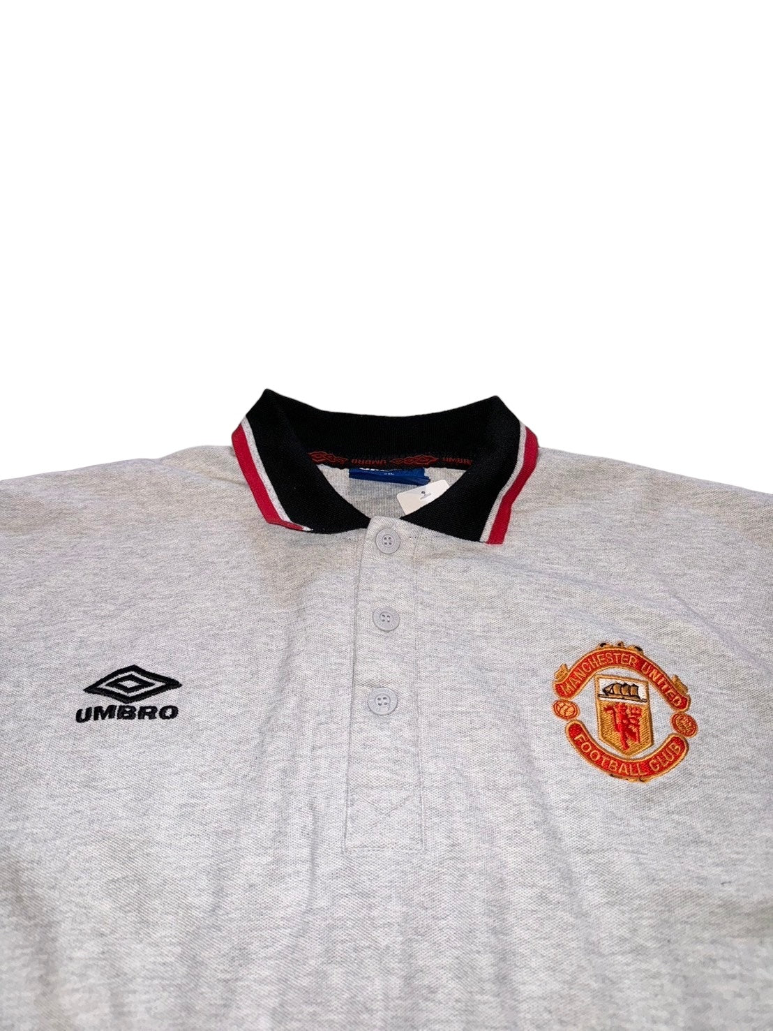 90s Umbro Manchester United Polo Top