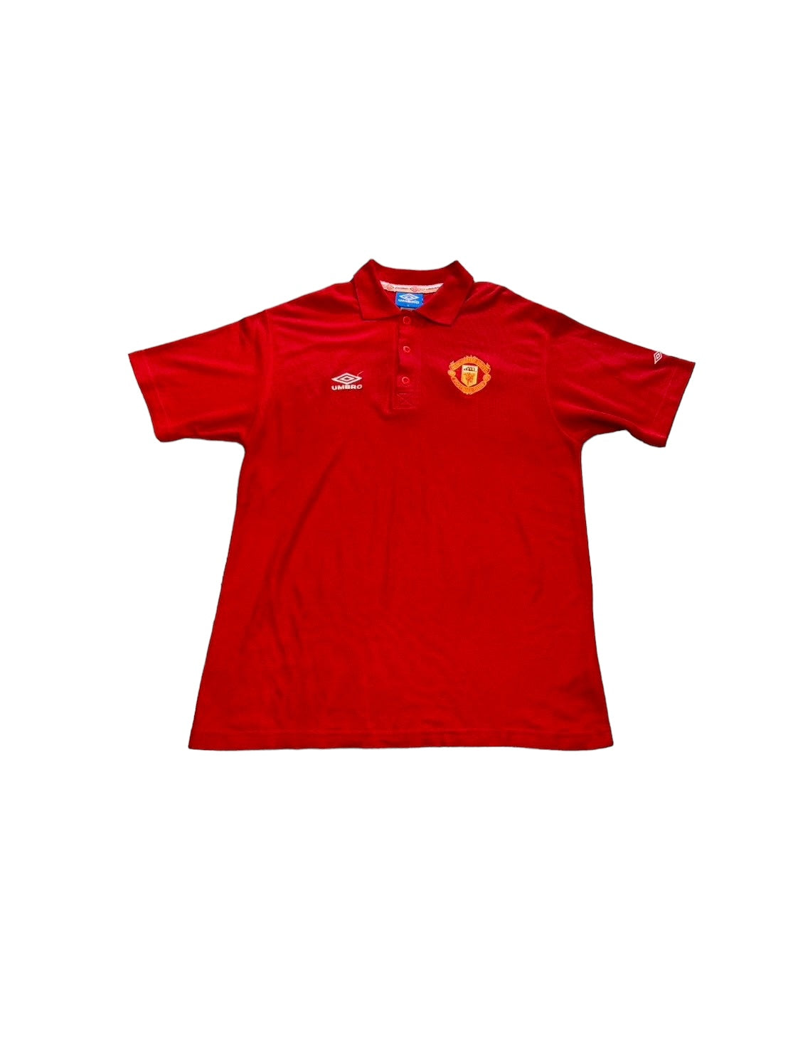 90s Umbro Manchester United Polo Top